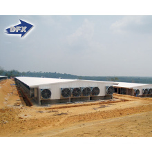 Qingdao hot galvanized steel structure broiler breeder chicken farming house for India